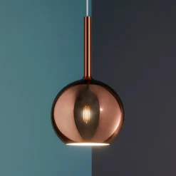 Lampade A Sospensione-Top Light Lampada a sospensione pendente per isola cucina sfera rame