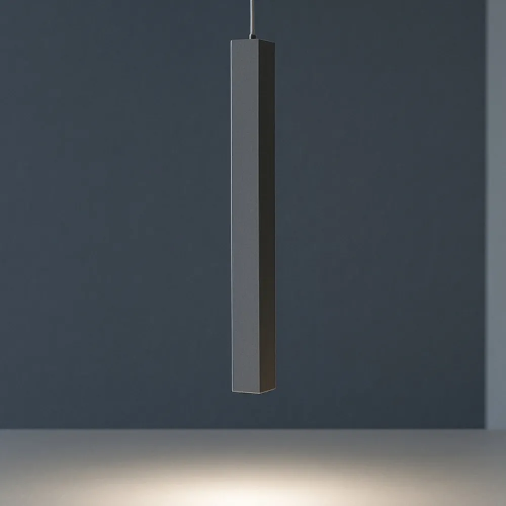 Lampade A Sospensione-Top Light Lampada a sospensione pendente per isola antracite
