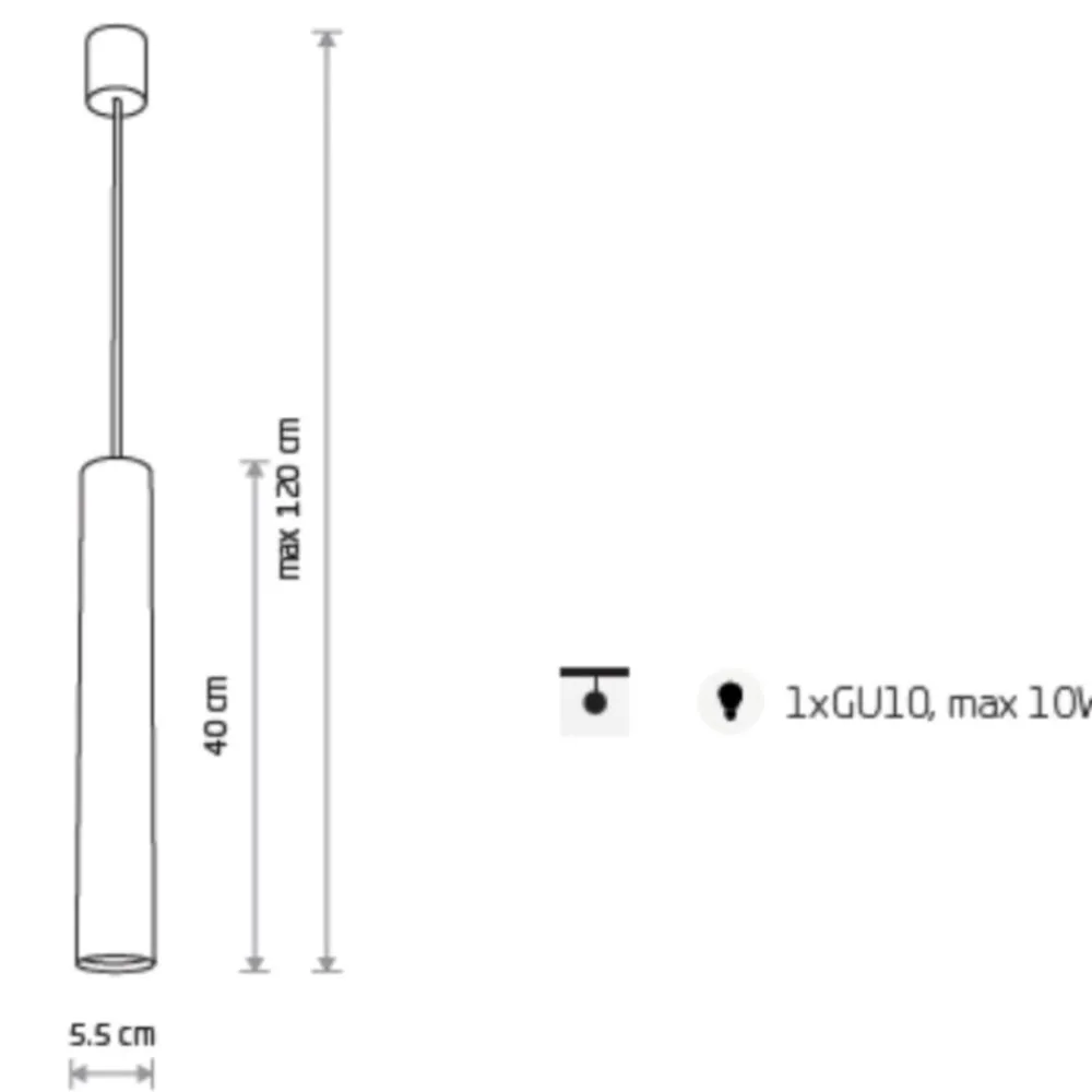 Lampade A Sospensione-Selezionato da Mazzolaluce Lampada a sospensione per bancone isola moderna cilindro nero