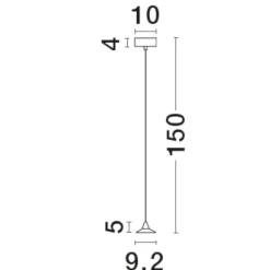 Lampade A Sospensione-Selezionato da Mazzolaluce Lampada a sospensione per bancone cucina bianca led 3000k dimmerabile