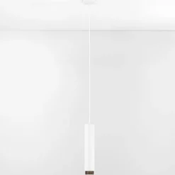 Lampade A Sospensione-Selezionato da Mazzolaluce Lampada a sospensione per bancone cucina bianco e nero
