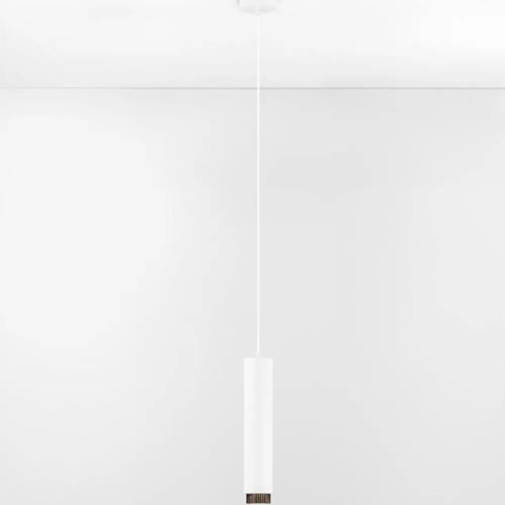 Lampade A Sospensione-Selezionato da Mazzolaluce Lampada a sospensione per bancone cucina bianco e nero