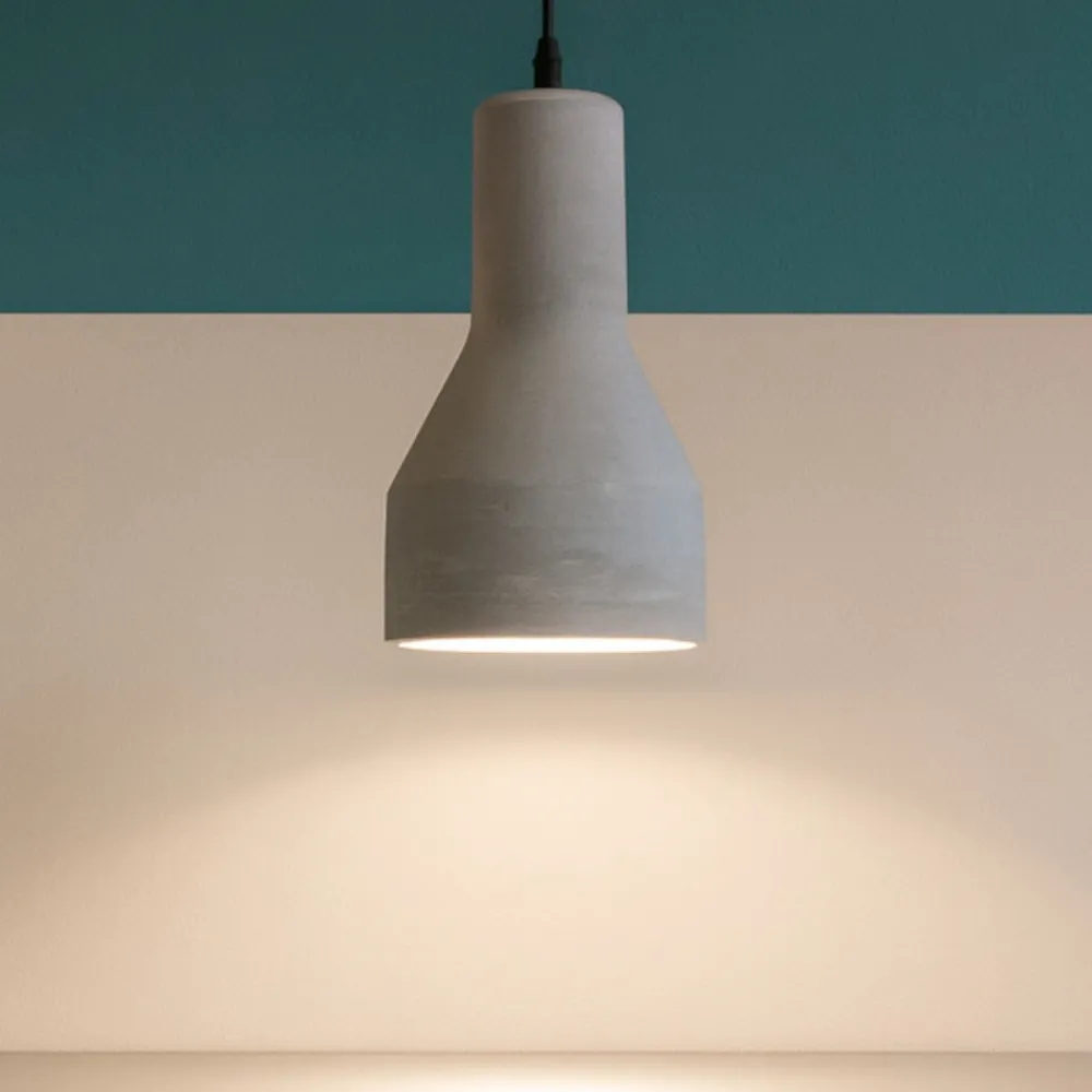 Lampade A Sospensione-Ideal Lux Lampada a sospensione per bancone cemento grezzo oil-1 sp1
