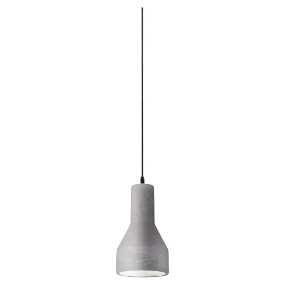 Lampade A Sospensione-Ideal Lux Lampada a sospensione per bancone cemento grezzo oil-1 sp1