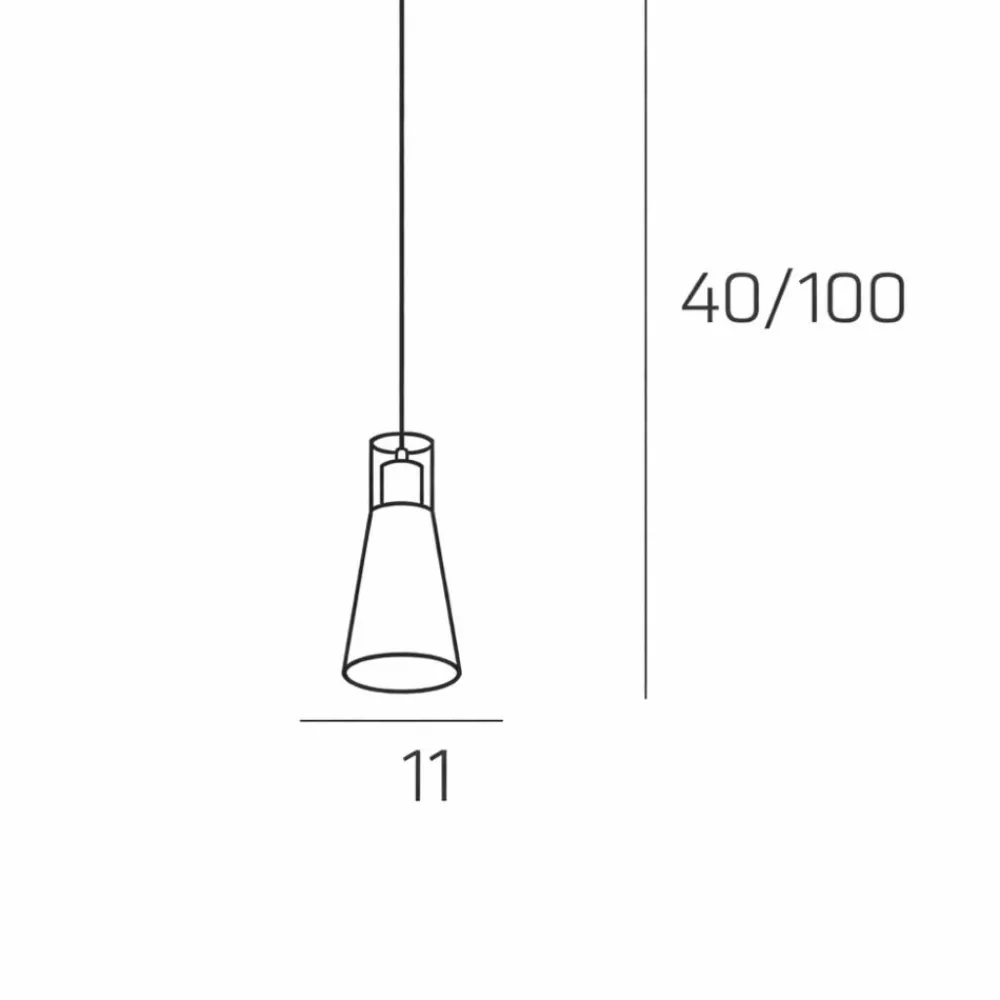 Illuminazione A Binario-Selezionato da Mazzolaluce Lampada a sospensione per binario monofase nero