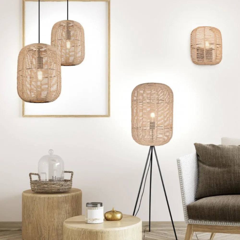 Lampade A Sospensione-Selezionato da Mazzolaluce Lampada a sospensione per camera da letto rattan