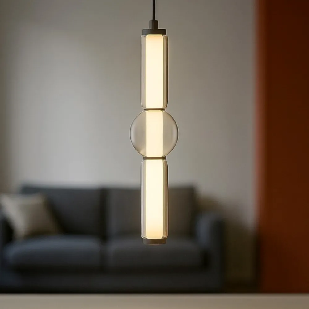 Lampade A Sospensione-Selezionato da Mazzolaluce Lampada a sospensione per comodino design minimal led 3000k dimmerabile