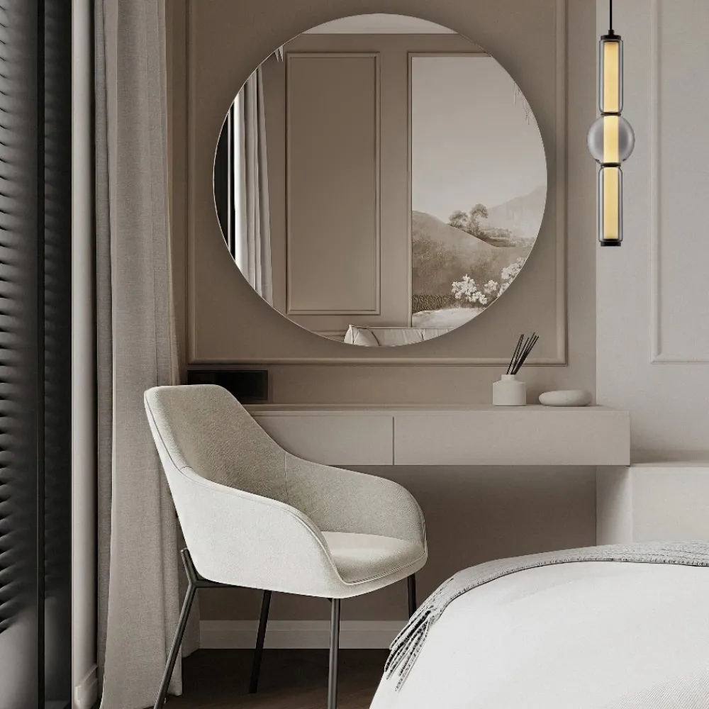 Lampade A Sospensione-Selezionato da Mazzolaluce Lampada a sospensione per comodino design minimal led 3000k dimmerabile