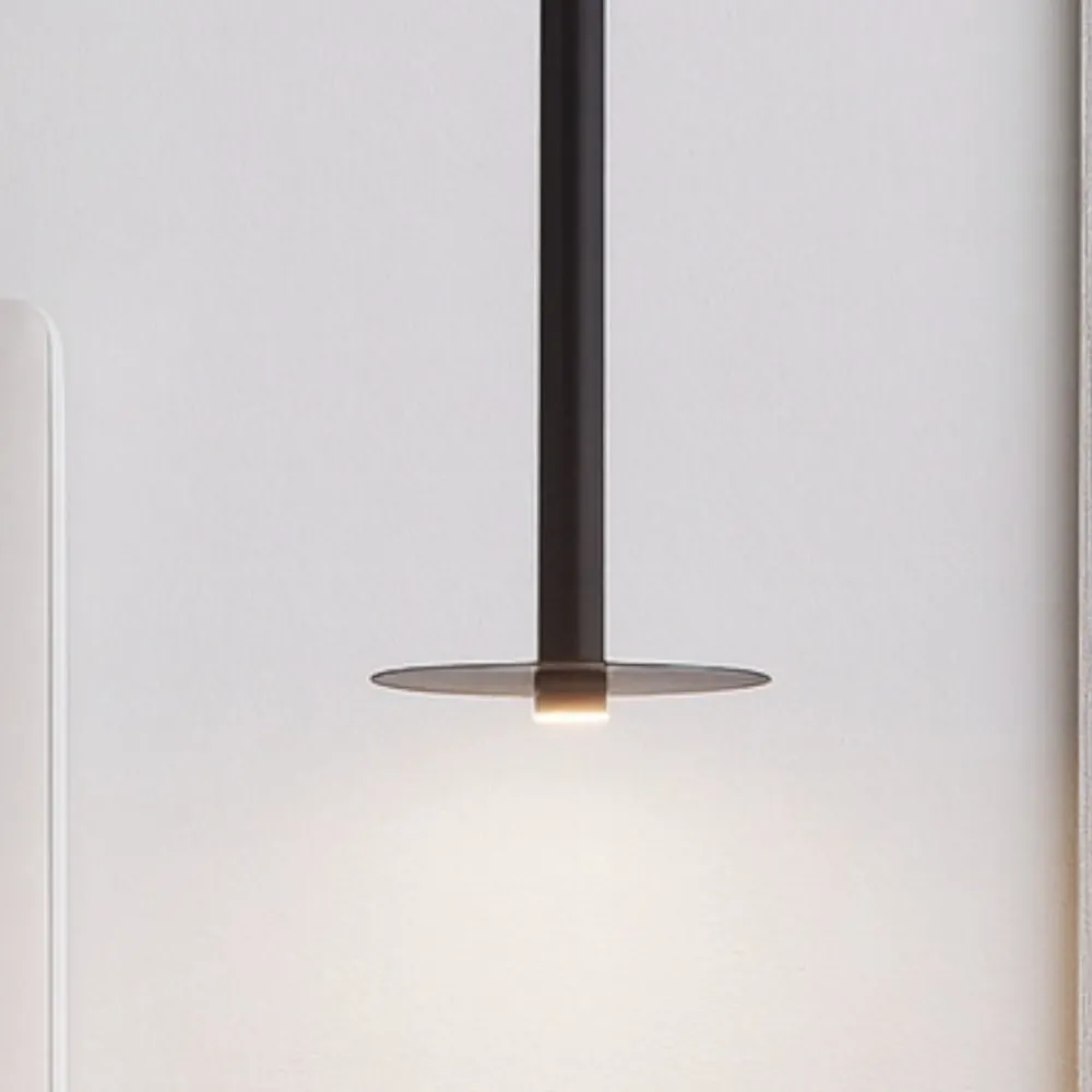 Lampade A Sospensione-Selezionato da Mazzolaluce Lampada a sospensione per comodino camera da letto nera led 3000k