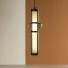 Lampade A Sospensione-Selezionato da Mazzolaluce Lampada a sospensione per comodino in vetro fume' led 3000k dimmerabile