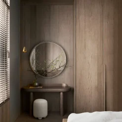 Lampade A Sospensione-Selezionato da Mazzolaluce Lampada a sospensione per comodino colore oro led 3000k