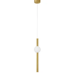 Lampade A Sospensione-Selezionato da Mazzolaluce Lampada a sospensione per comodino camera da letto led 3000k oro