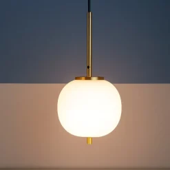 Lampade A Sospensione-Selezionato da Mazzolaluce Lampada a sospensione per comodino camera da letto oro