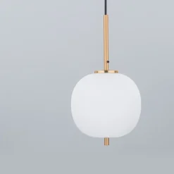Lampade A Sospensione-Selezionato da Mazzolaluce Lampada a sospensione per comodino camera da letto oro