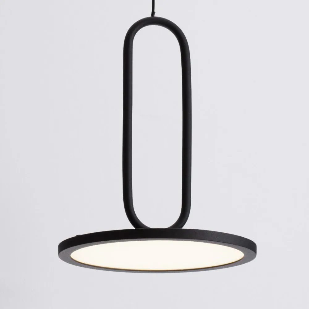Lampade A Sospensione-Selezionato da Mazzolaluce Lampada a sospensione per comodino led 3000k nero
