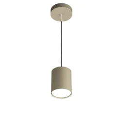 Lampade A Sospensione-Top Light Lampada a sospensione per cucina moderna cilindro corto sabbia