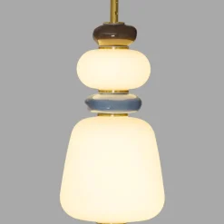 Lampade A Sospensione-Selezionato da Mazzolaluce Lampada a sospensione per cucina moderna led 3000k vetro porcellana
