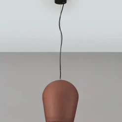 Lampade A Sospensione-Selezionato da Mazzolaluce Lampada a sospensione per esterno in cemento arenaria rosso 20cm ip55