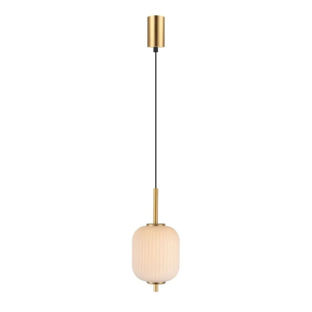 Lampade A Sospensione-Selezionato da Mazzolaluce Lampada a sospensione per isola cucina vetro bianco led dimmerabile cct