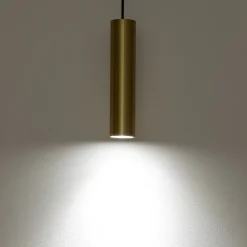Lampade A Sospensione-Selezionato da Mazzolaluce Lampada a sospensione per isola cilindro oro