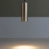 Lampade A Sospensione-Selezionato da Mazzolaluce Lampada a sospensione per isola cilindro grigio
