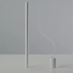 Lampade A Sospensione-Selezionato da Mazzolaluce Lampada a sospensione per isola cilindro bianco