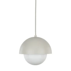 Lampade A Sospensione-Selezionato da Mazzolaluce Lampada a sospensione per isola penisola cucina beige sfera 17 cm