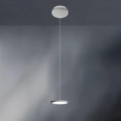 Lampade A Sospensione-Ideal Lux Lampada a sospensione per isola cucina bianca led 15w cct vivida mystery