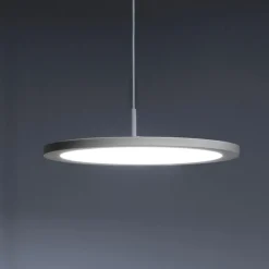 Lampade A Sospensione-Ideal Lux Lampada a sospensione per isola cucina bianca led 15w cct vivida mystery