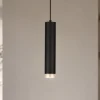 Lampade A Sospensione-Selezionato da Mazzolaluce Lampada a sospensione per isola penisola cucina metallo nero e oro