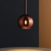 Lampade A Sospensione-Top Light Lampada a sospensione per isola moderna vetro rame