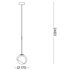 Lampade A Sospensione-Ideal Lux Lampada a sospensione per isola cucina bloom sp1 d17 nera