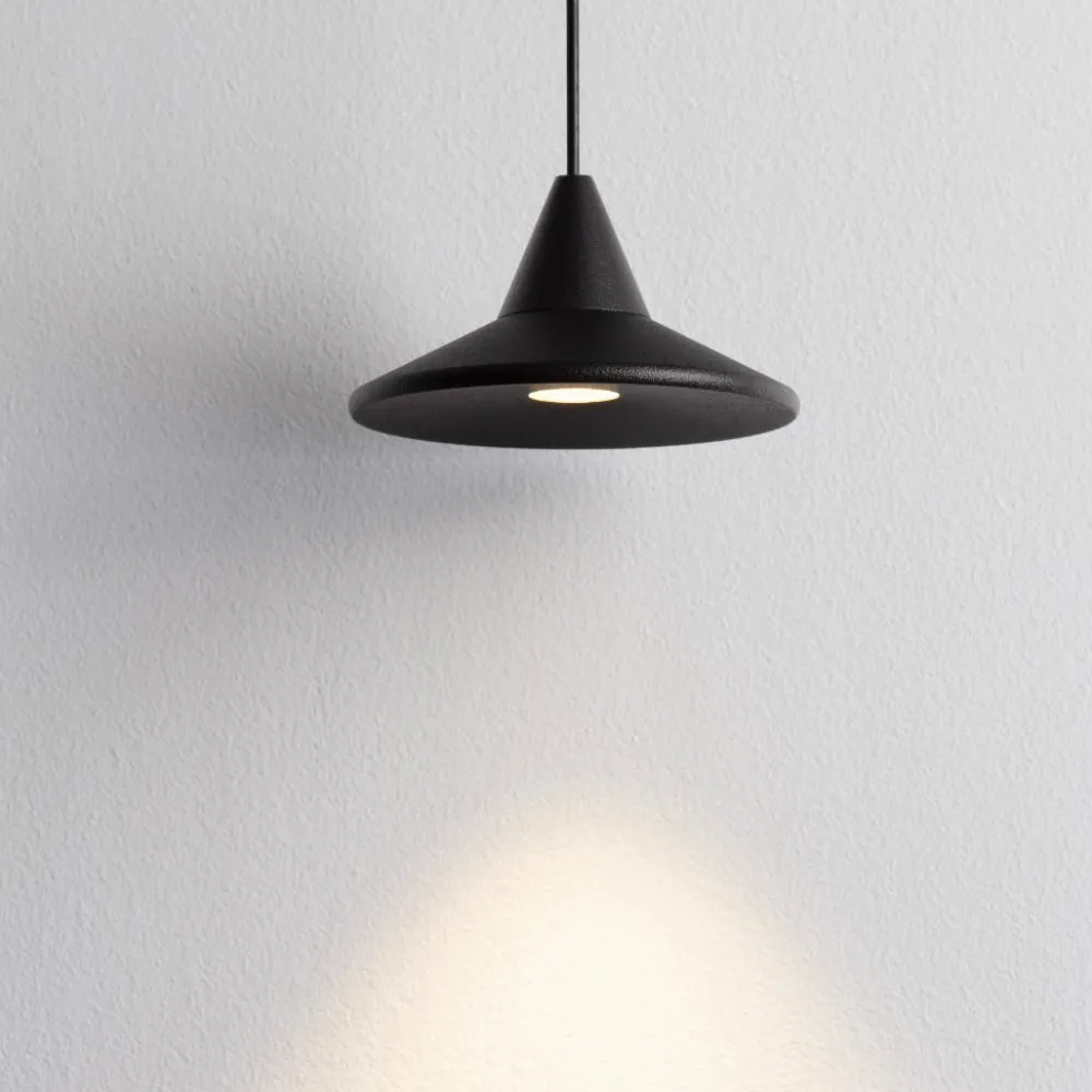 Lampade A Sospensione-Selezionato da Mazzolaluce Lampada a sospensione per isola cucina nero led 3000k dimmerabile