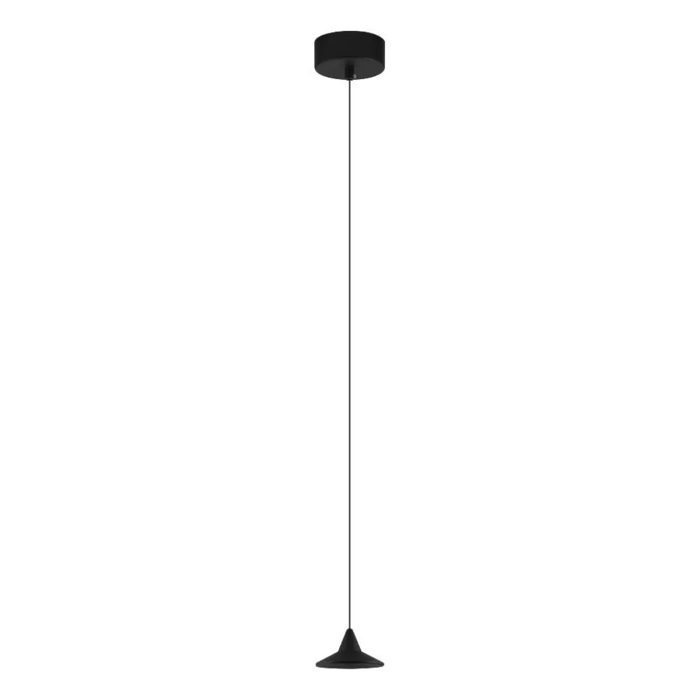 Lampade A Sospensione-Selezionato da Mazzolaluce Lampada a sospensione per isola cucina nero led 3000k dimmerabile