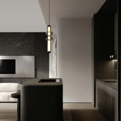 Lampade A Sospensione-Selezionato da Mazzolaluce Lampada a sospensione per isola cucina design originale led 3000k