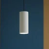 Lampade A Sospensione-Top Light Lampada a sospensione per isola cucina cilindro metallo bianco