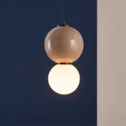 Lampade A Sospensione-Selezionato da Mazzolaluce Lampada a sospensione per isola cucina moderna diametro 18cm led 3000k