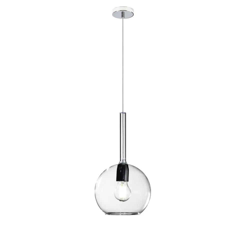 Lampade A Sospensione-Top Light Lampada a sospensione per penisola cucina vetro trasparente