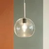 Lampade A Sospensione-Top Light Lampada a sospensione per penisola cucina moderna sfera vetro trasparente
