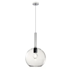 Lampade A Sospensione-Top Light Lampada a sospensione per penisola cucina moderna sfera vetro trasparente