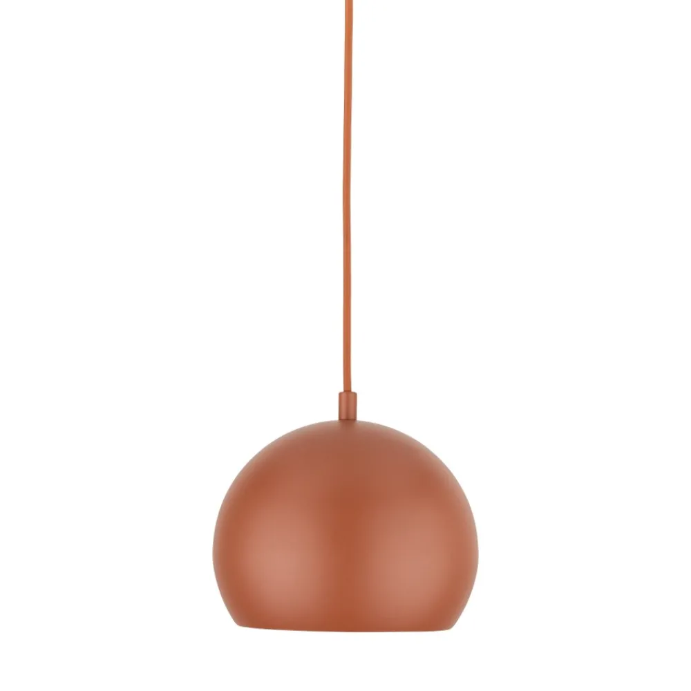 Lampade A Sospensione-Selezionato da Mazzolaluce Lampada a sospensione per tavolo da cucina a cupola rosso mattone