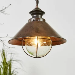 Lampade A Sospensione-Selezionato da Mazzolaluce Lampada a sospensione rustica lanterna