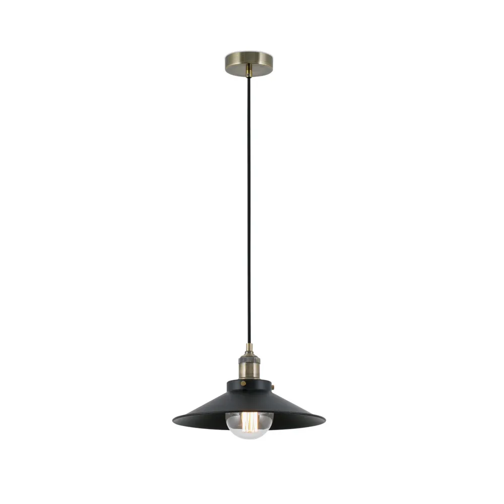 Lampade A Sospensione-Selezionato da Mazzolaluce Lampada a sospensione rustica per uccina ottone anticato