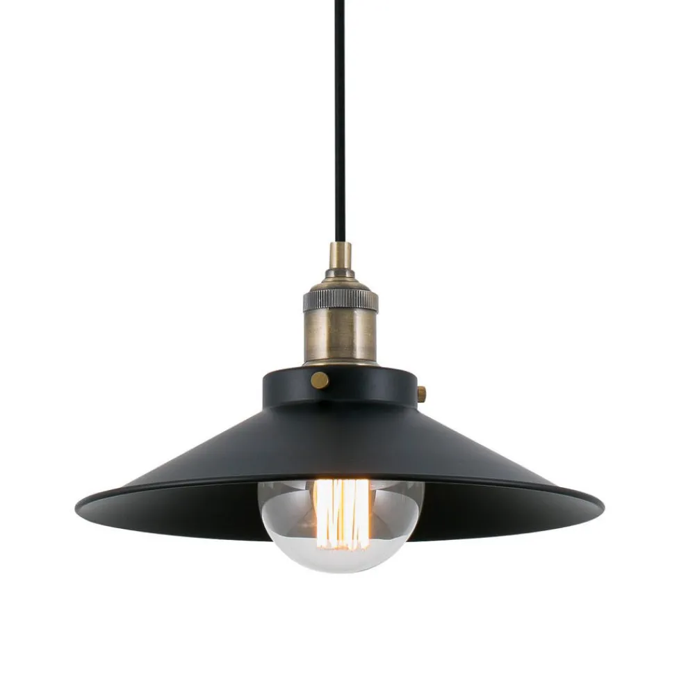 Lampade A Sospensione-Selezionato da Mazzolaluce Lampada a sospensione rustica per uccina ottone anticato
