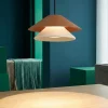 Lampade A Sospensione-Selezionato da Mazzolaluce Lampada a sospensione saliscendi led doppio cono bianco marrone