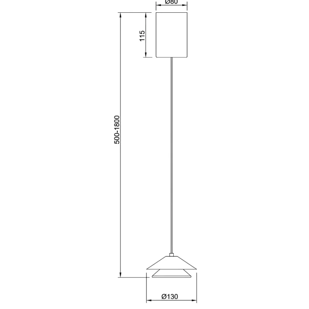 Lampade A Sospensione-Selezionato da Mazzolaluce Lampada a sospensione saliscendi led doppio cono bianco marrone