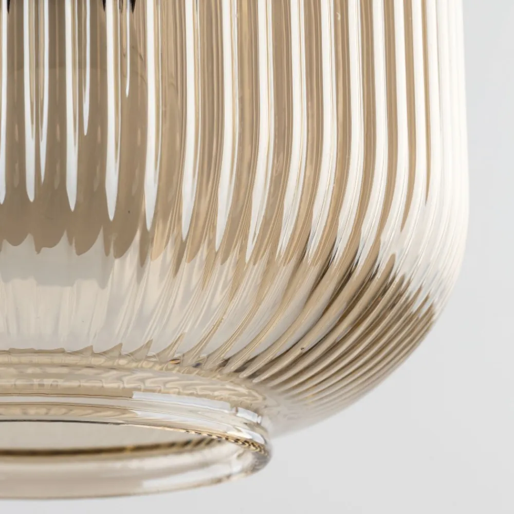 Lampade A Sospensione-Selezionato da Mazzolaluce lampada a sospensione sfera di vetro ambra stile contemporaneo