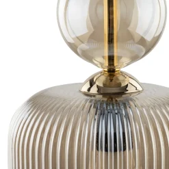 Lampade A Sospensione-Selezionato da Mazzolaluce lampada a sospensione sfera di vetro ambra stile contemporaneo