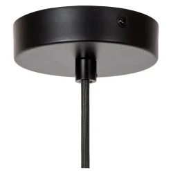 Lampade A Sospensione-Selezionato da Mazzolaluce Lampada a sospensione sfera vetro fume metallo oro cavo tessuto