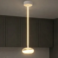 Lampade A Sospensione-Selezionato da Mazzolaluce Lampada a sospensione tonda vetro trasparente led 13w 4000k dimmerabile